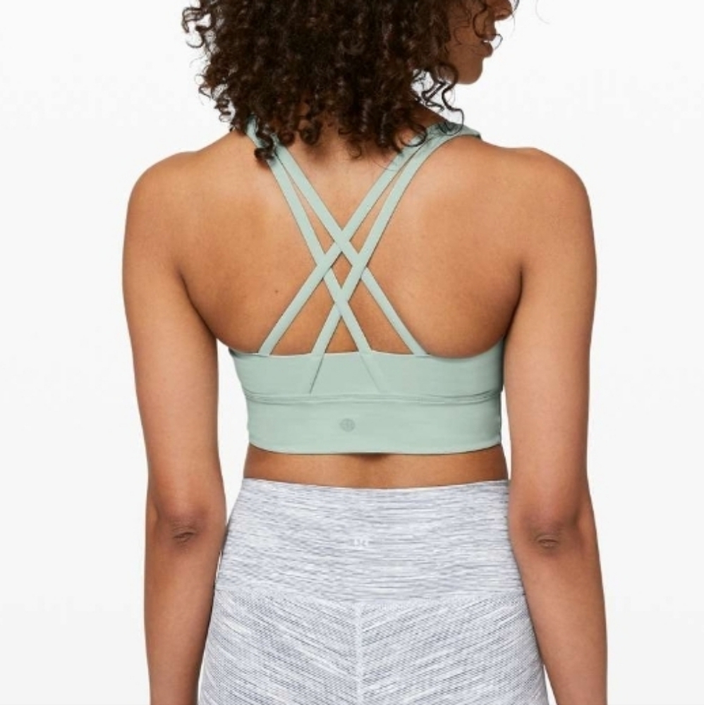 lululemon athletica Sage Green Strappy Sports Bra - Picture 6 of 6